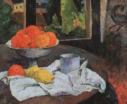 Paul Gauguin Still Life with Fruit and Lemons France oil painting artist